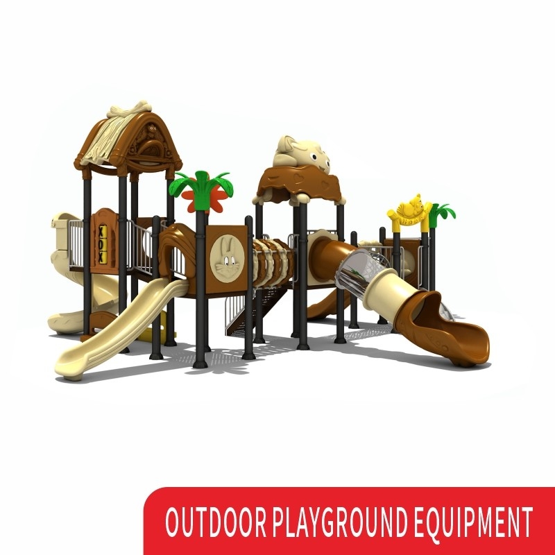 Large outdoor playground combination commercial children playground equipment outdoor tube slide