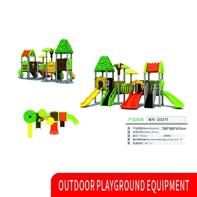ASTM Colorful Style Screw Tube Slide Outdoor Plastic Equipment