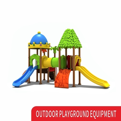 custom cheap Outdoor Playground gerden playhouse kids game Equipment swing sets slip n tube plastic Slide