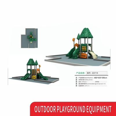 Colorful and Customized Kids Outdoor Games Playground Equipment With Slide