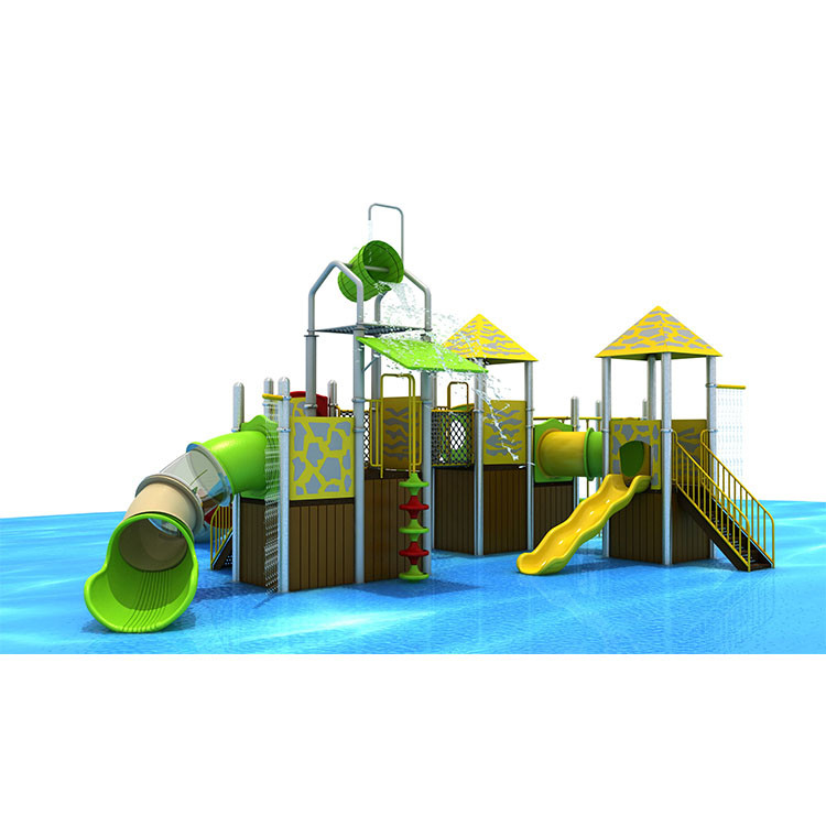Amusement Aqua Spray Water Playground Slide Equipment Fiberglass